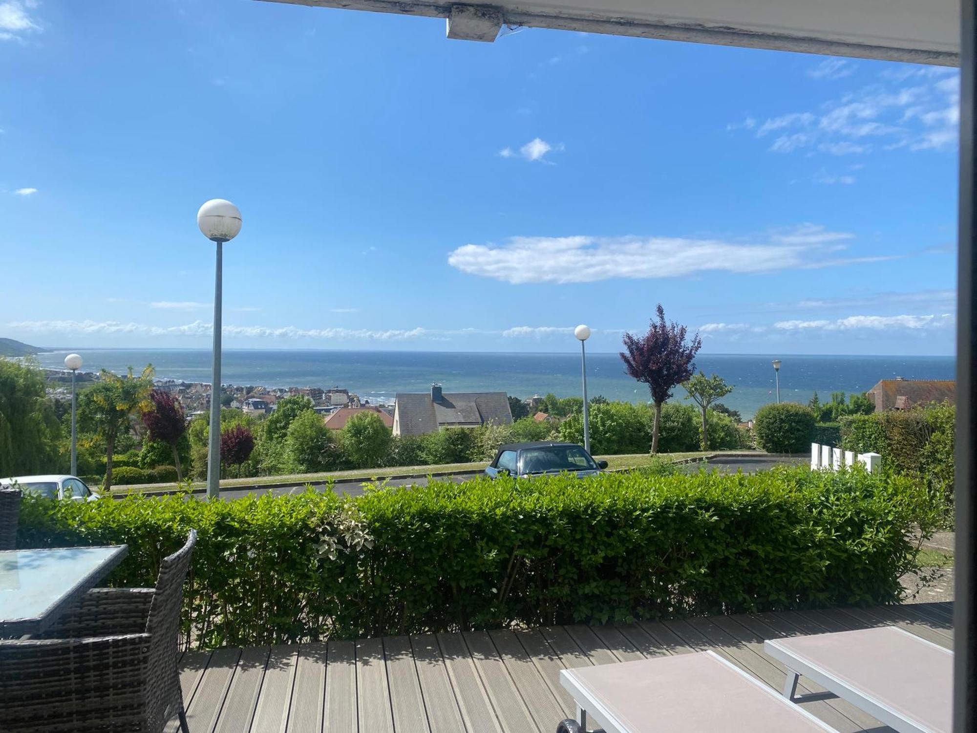 Superbe Vue Mer Panoramique F3 Blonville-sur-Mer Bagian luar foto